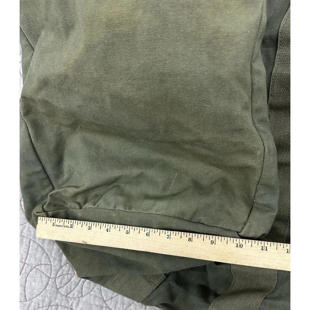 Kit‎ Bag Flyers Green US Military Duffle USA Vtg 1987 Canvas Zipper 22